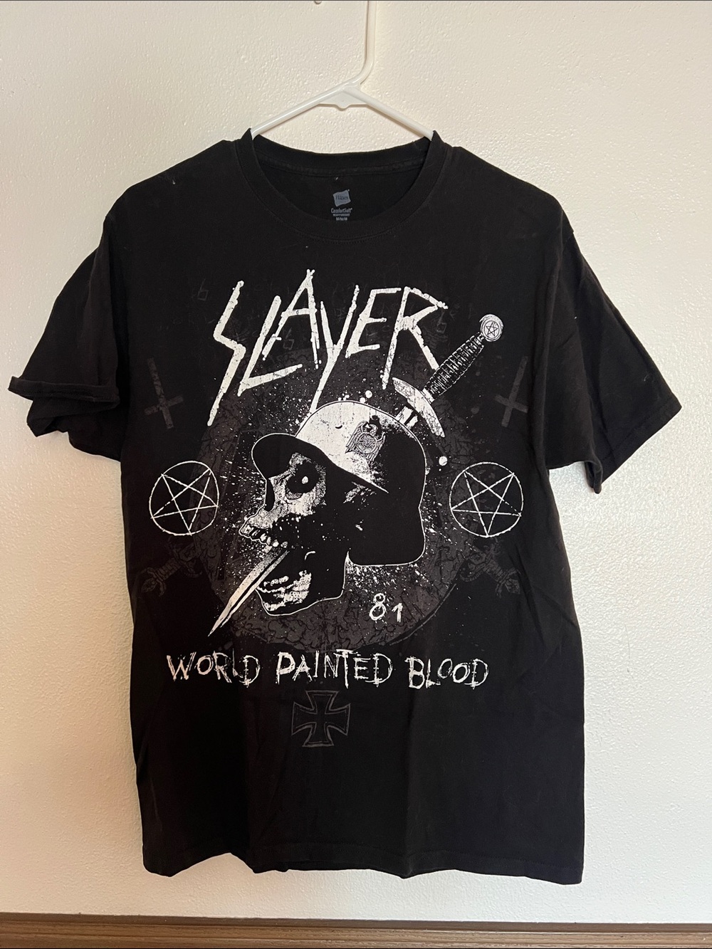 Slayer - "World Painted Blood" Black Graphic Tee
